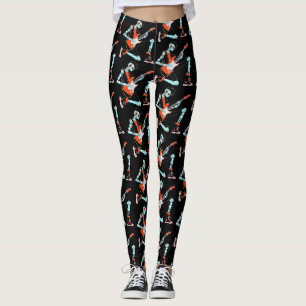 Guitarist Robot Leggings