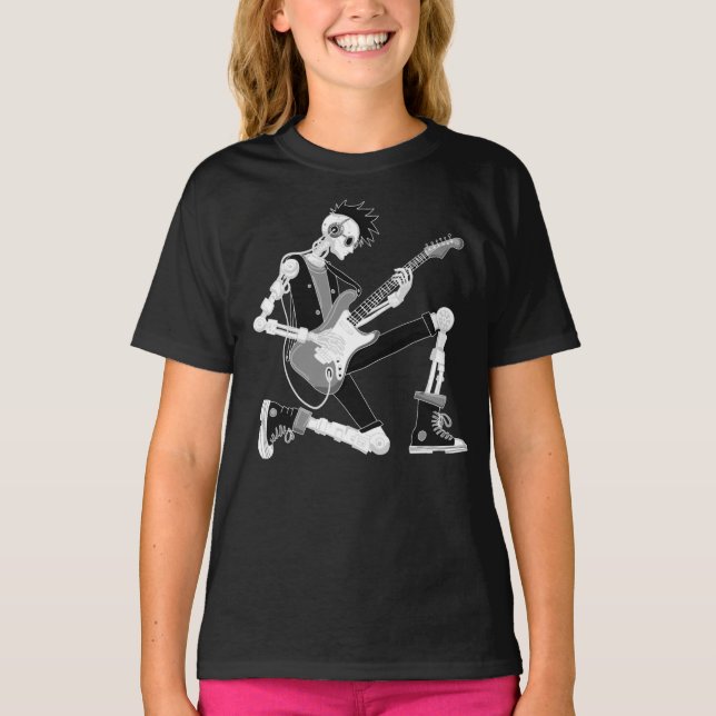 Guitarist Robot T Shirt (Framsida)
