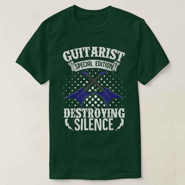 Guitarist Speciell Edition Acoustic Guitar Play Mu T Shirt (Design framsida)