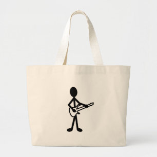 Guitarist Stick figur Jumbo Tygkasse