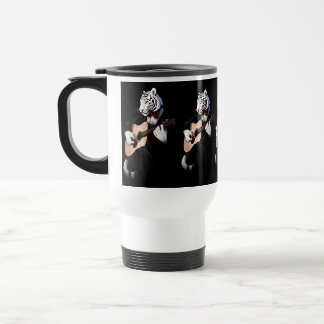Guitarist Tiger – Refined Ceramic Mug Resemugg (Vänster)
