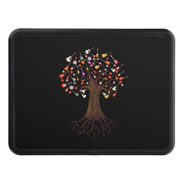 Guitarist Träd Guitar Birthday Dragkroksskydd (Framsidan)