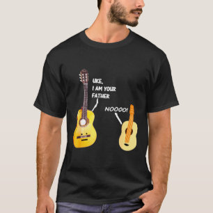 Guitarist - Uke, jag är din Far Funny Ukulele Gu T Shirt