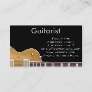 Guitarist Visitkort