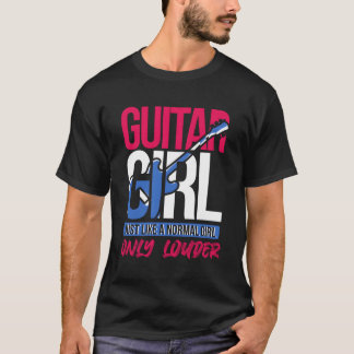 Guitarist Women Flickls Kids Gift Idea Musician Gu T Shirt