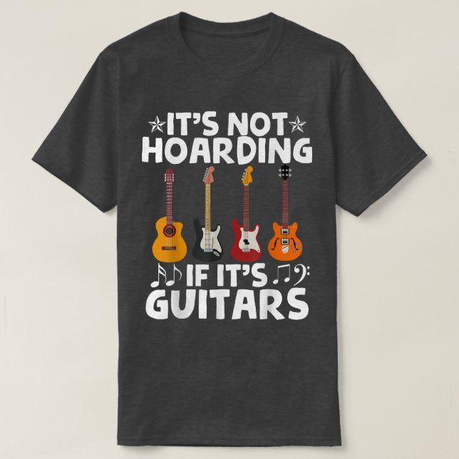 Guitarister tar inte hand om dem om deras Guitar G T Shirt (Design framsida)