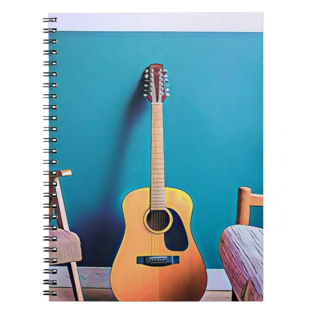 Guitaristiska gåvor anteckningsbok (Framsidan)