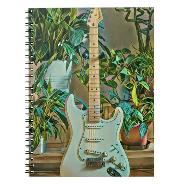 Guitaristiska gåvor anteckningsbok (Framsidan)