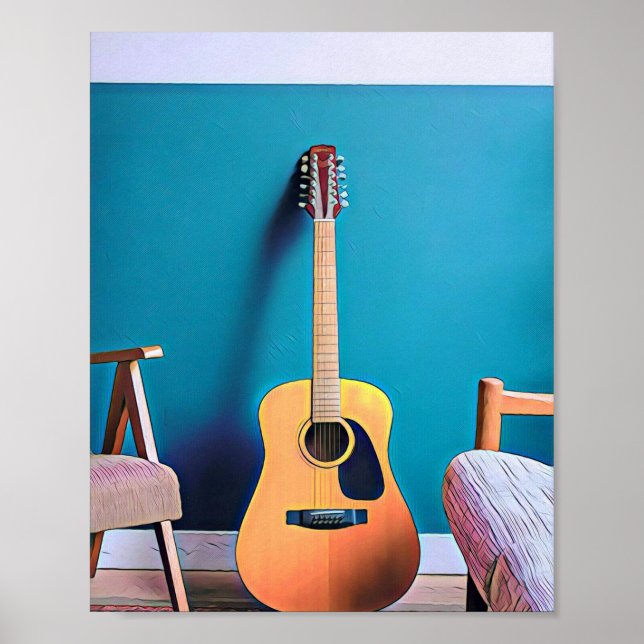 Guitaristiska gåvor poster (Framsidan)