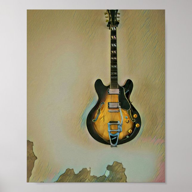 Guitaristiska gåvor poster (Framsidan)