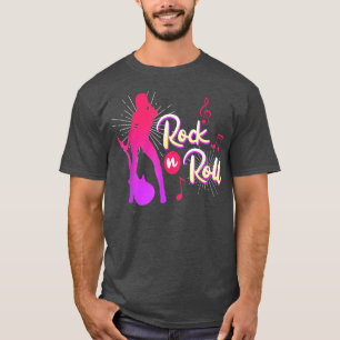 Guitaristiska gitarrer från rock musik som säger R T Shirt