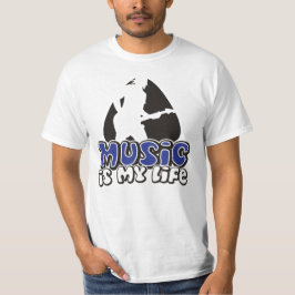 Guitaristiskt spektrum - Musik är mitt liv Tee Shirt