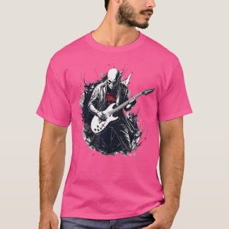 Guitarists-Musician E-Guitar Acoustic-Guitar Elect T Shirt