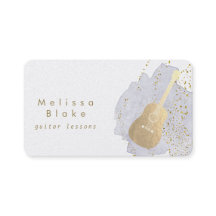 guitarlektioner blå vattenfärg