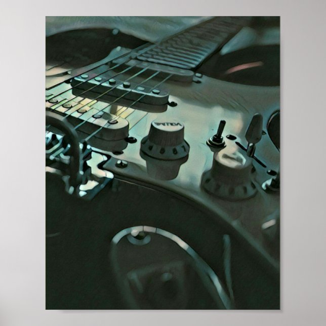 Guitarpresenter för pojkvän poster (Framsidan)