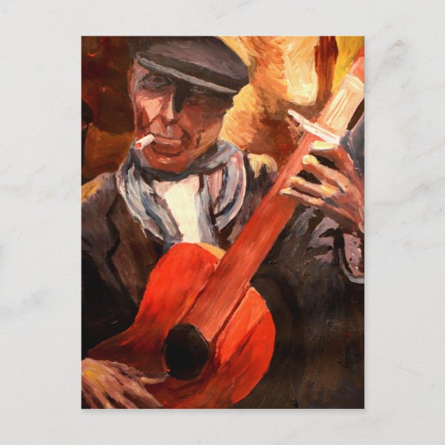 Guitarrero Vykort (Framsida)