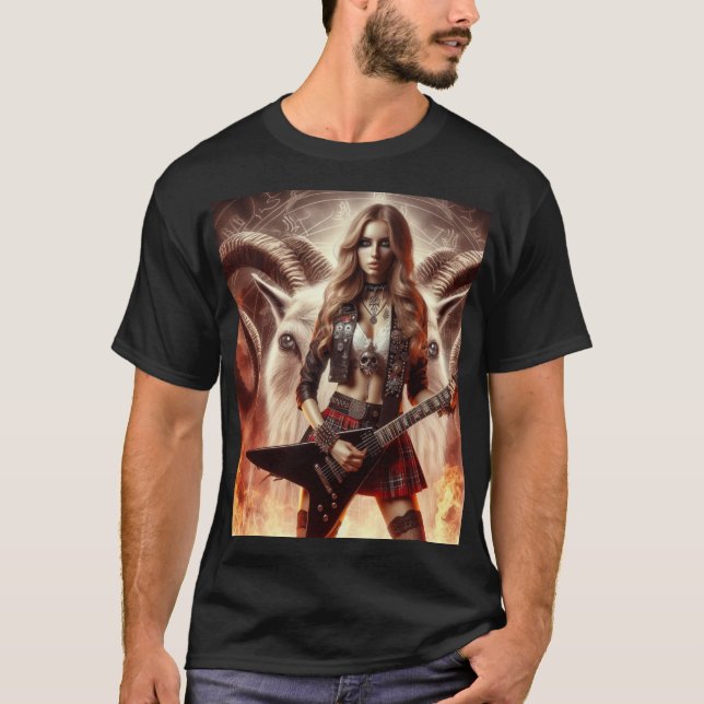 Guitarrista en el infierno t shirt (Framsida)