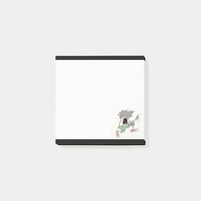 Guitarrista Post-it Block (Framsida)