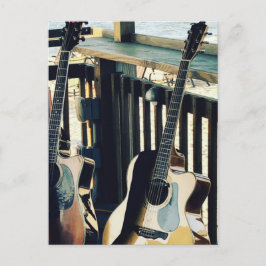 "Guitars by Sjö"-fotohälsningskort Vykort
