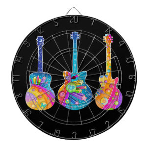 GUITARS DART BOARD PILTAVLA