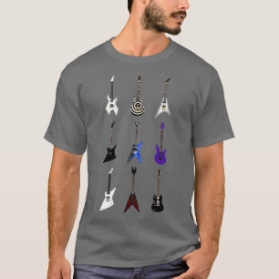 Guitars från helvetets Epic-gitarrer från Metall T Shirt