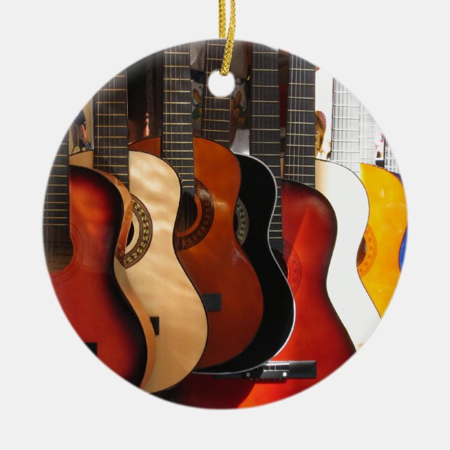 Guitars Julgransprydnad Keramik (Framsidan)