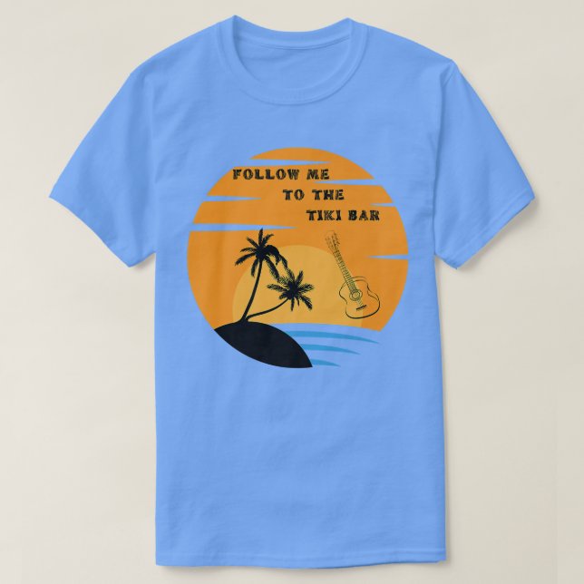 Guitars och Tiki Pub600 T Shirt (Design framsida)