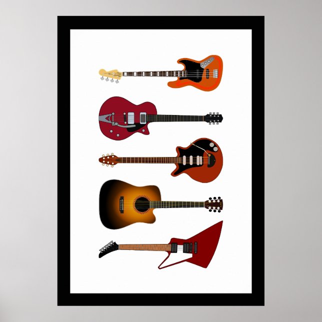 Guitars Poster (Framsidan)
