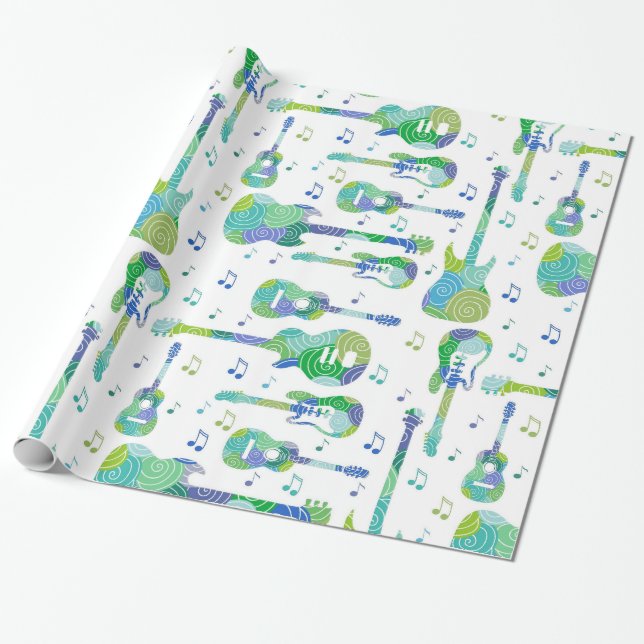 Guitars Presentpapper (Utrullad)