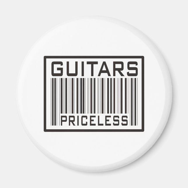 Guitars Priceless Magnet (Framsidan)