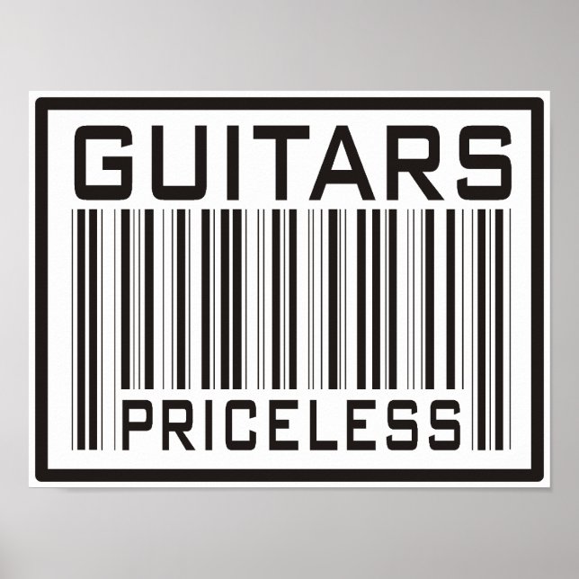 Guitars Priceless Poster (Framsidan)