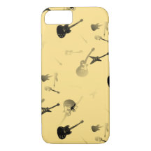 Guitars Sten Light Gult Iphone case