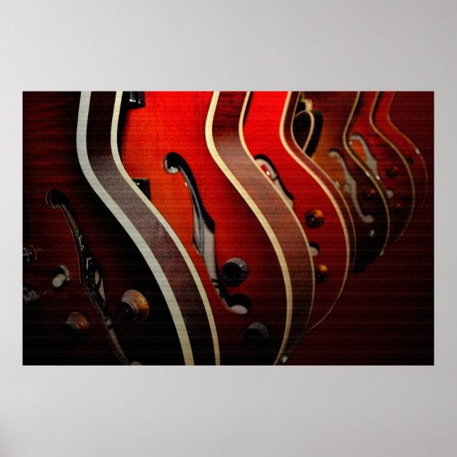 Guitars: Ta din Plocka 36 x 24 Poster (Framsidan)