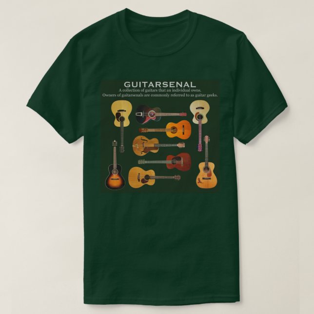 Guitarsenal utslagsplats tee (Design framsida)