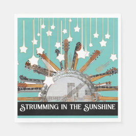 GUITARSTRINGARNA I SOL PAPPERSSERVETT