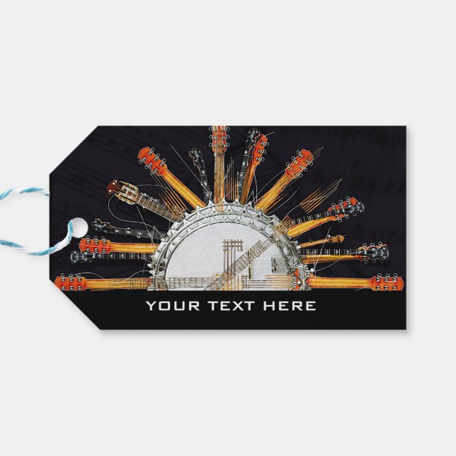 GUITARSTRINGARNA I SOL PRESENTETIKETT (Baksidan Horisontell)