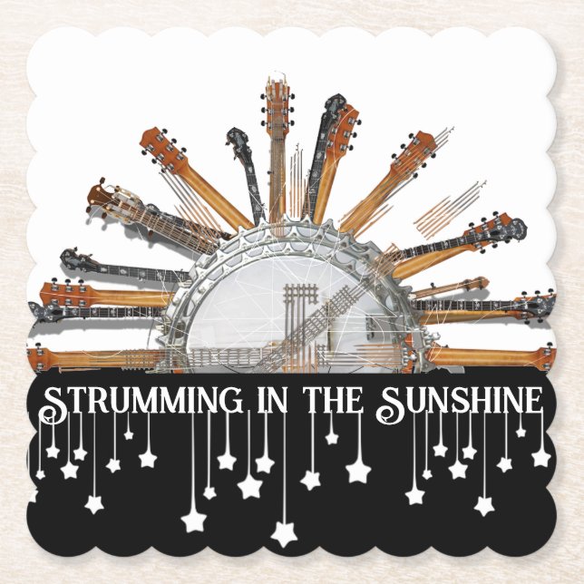 GUITARSTRINGARNA I SOL UNDERLÄGG PAPPER (Framsida)