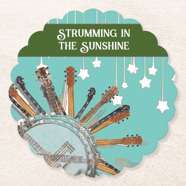 GUITARSTRINGARNA I SOL UNDERLÄGG PAPPER (Framsida)