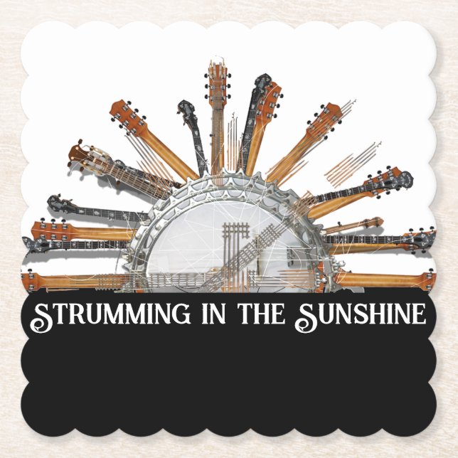 GUITARSTRINGARNA I SOL UNDERLÄGG PAPPER (Framsida)