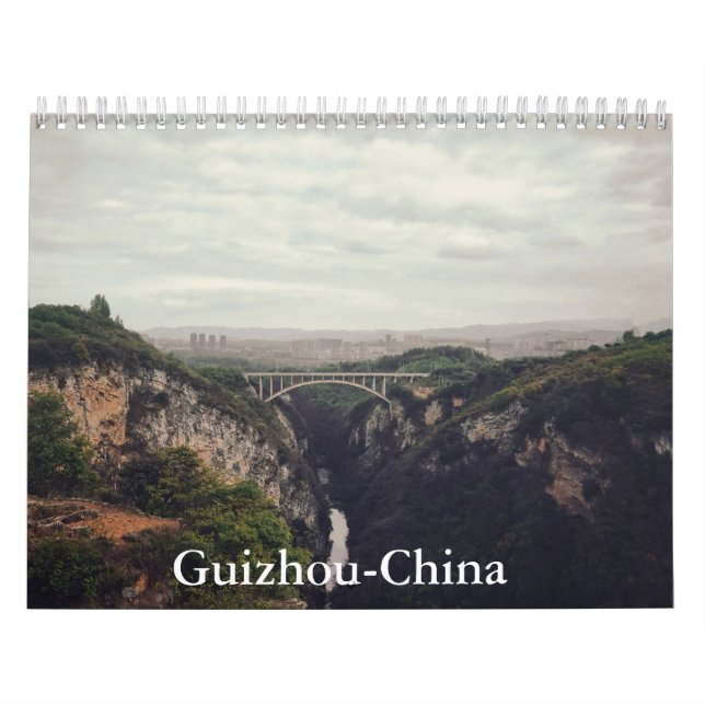 Guizhou-China Calendar Kalender (Omslag)