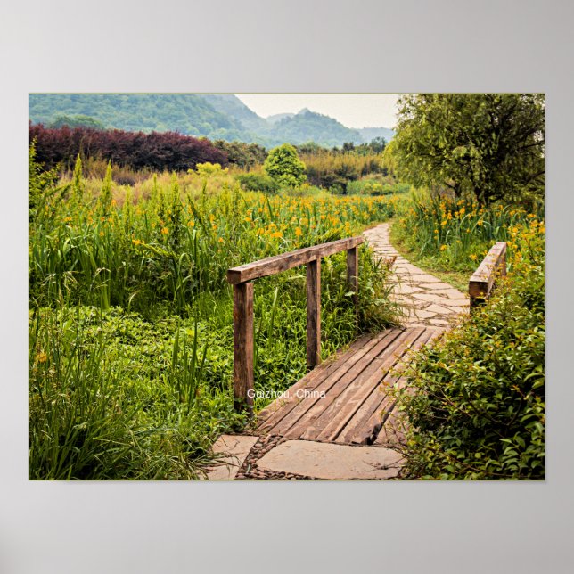 Guizhou, China, scenfotografi, Poster (Framsidan)