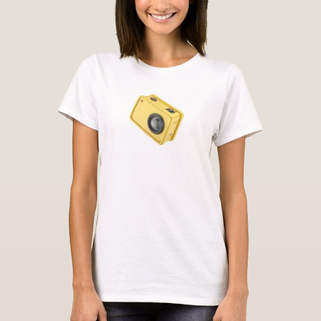 Gul actionkamera t shirt (Framsida)