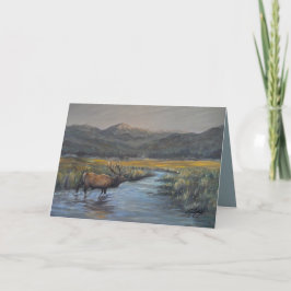 Gul älg 5 x 7" kort