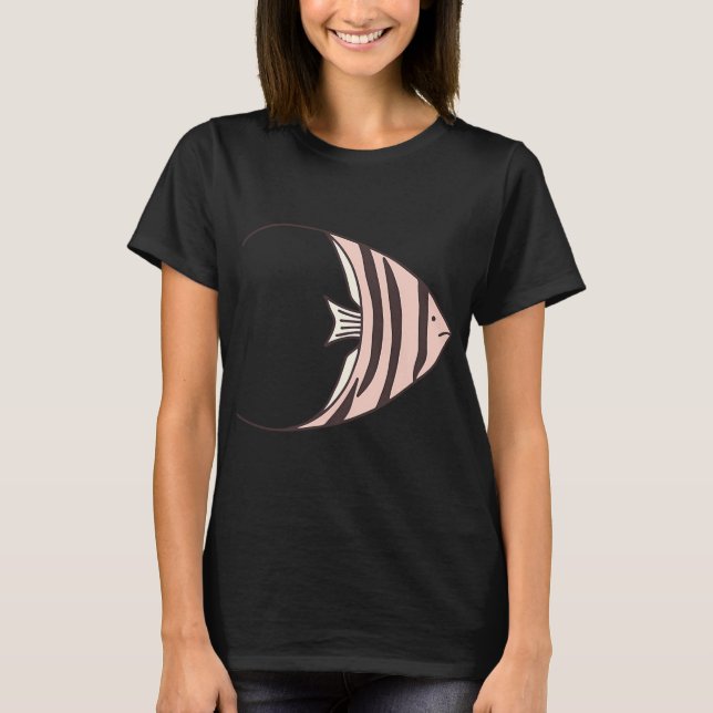 Gul ängelfisk t shirt (Framsida)