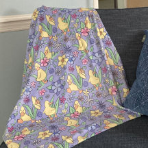 Gul Ankunge Färgglada Vilda Blommor Söta Barn