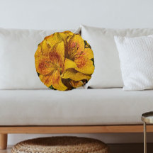 Gul asiatisk lilja blommar blomster