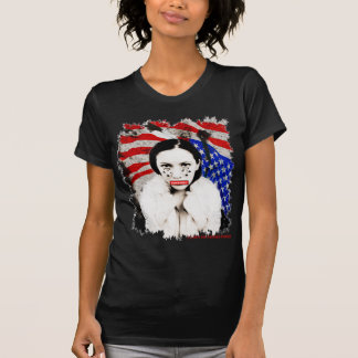 GUL ÅSKAKVINNAINDIAN T-SHIRT