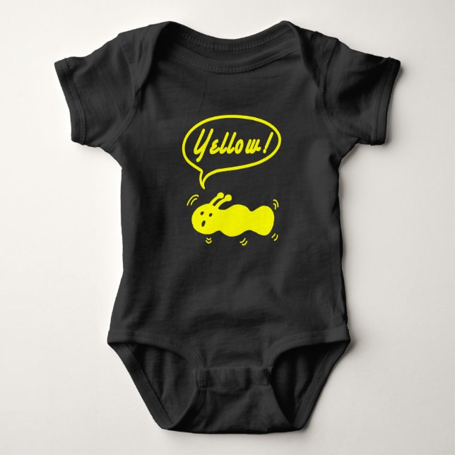 Gul! Baby Bodykostym T Shirt (Framsida)