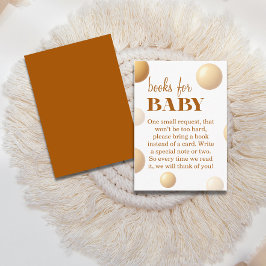 Gul Ballongböcker för Baby Neutral Dusch Tilläggskort