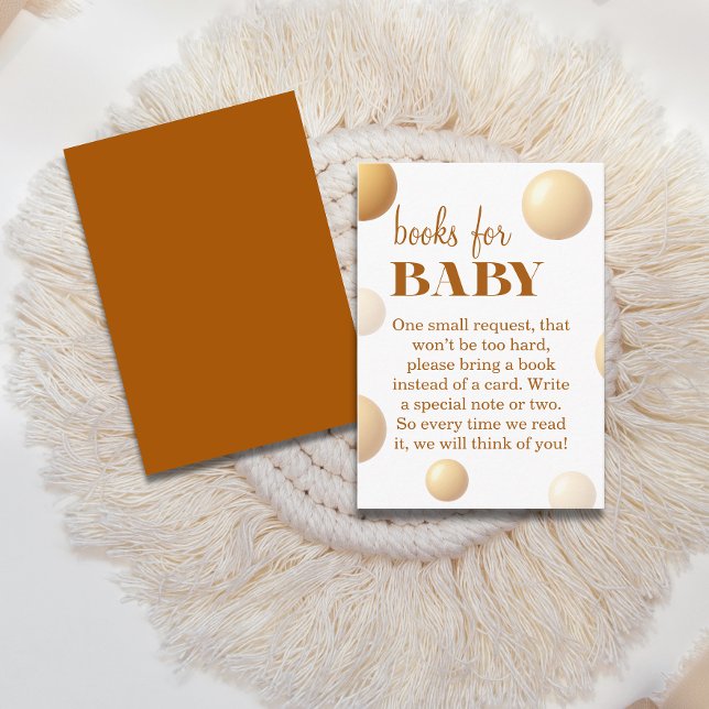 Gul Ballongböcker för Baby Neutral Dusch Tilläggskort (Skapare uppladdad)